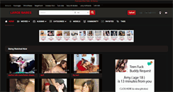 Desktop Screenshot of largebabes.com